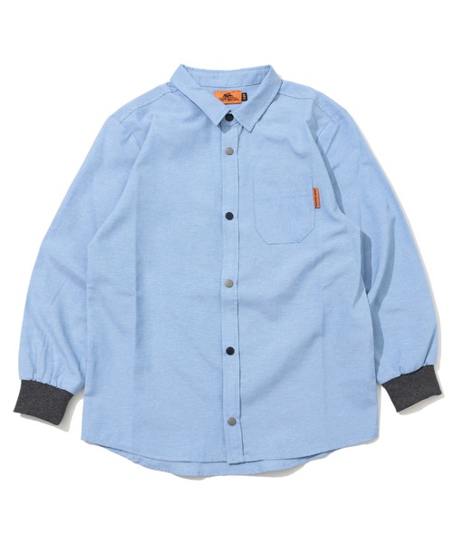 KRIFF MAYER Kid's Collection（クリフメイヤーキッズコレクション）の「ハッピーシャツ（シャツ/ブラウス・キッズ・ネイビー/オフホワイト/サックスブルー/グレー・150/140/130/120/170/160）」の15枚目の写真