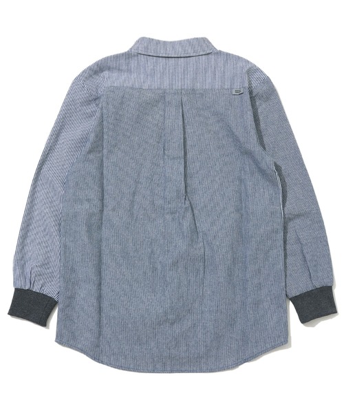 KRIFF MAYER Kid's Collection（クリフメイヤーキッズコレクション）の「ハッピーシャツ（シャツ/ブラウス・キッズ・ネイビー/オフホワイト/サックスブルー/グレー・150/140/130/120/170/160）」の16枚目の写真