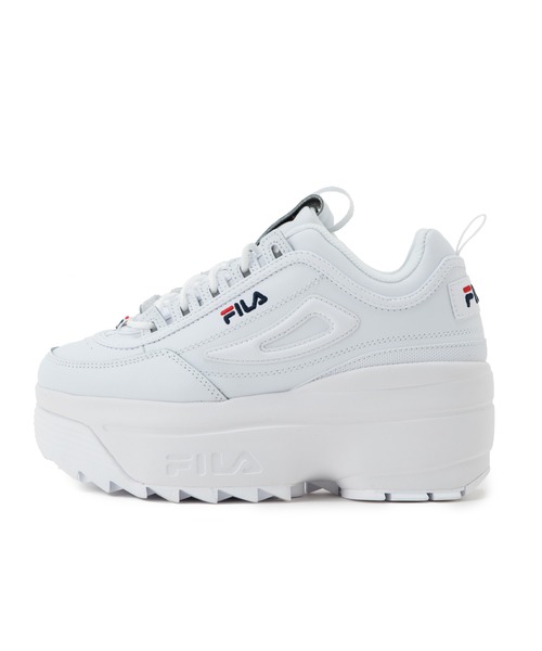 FILA(フィラ)の「Disruptor II Wedge(スニーカー・レディース・ブラック/ホワイト・23.5cm/22.5cm/23.0cm/24.0cm/24.5cm/25.0cm/26.0cm/27.0cm/28.0cm)」の5枚目の写真