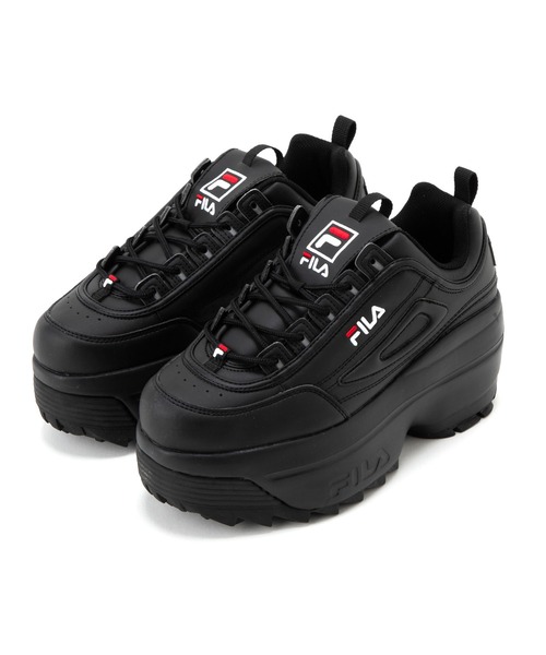 FILA(フィラ)の「Disruptor II Wedge(スニーカー・レディース・ブラック/ホワイト・23.5cm/22.5cm/23.0cm/24.0cm/24.5cm/25.0cm/26.0cm/27.0cm/28.0cm)」の14枚目の写真