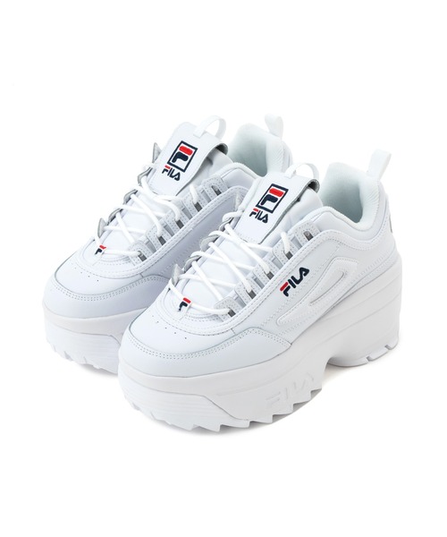 FILA(フィラ)の「Disruptor II Wedge(スニーカー・レディース・ブラック/ホワイト・23.5cm/22.5cm/23.0cm/24.0cm/24.5cm/25.0cm/26.0cm/27.0cm/28.0cm)」の16枚目の写真