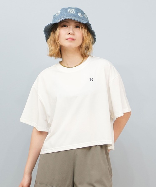 Hurley (ハーレー)の「Hurley/ハーレー 水陸両用Tシャツ/UVケア/ラッシュガード WSRG251007(Tシャツ/カットソー・レディース・ピンク/ブラック/ホワイト・M)」の5枚目の写真