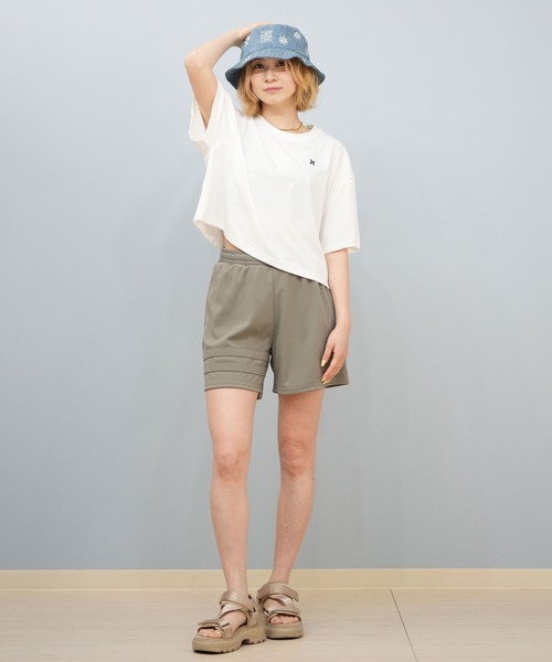 Hurley (ハーレー)の「Hurley/ハーレー 水陸両用Tシャツ/UVケア/ラッシュガード WSRG251007(Tシャツ/カットソー・レディース・ピンク/ブラック/ホワイト・M)」の7枚目の写真