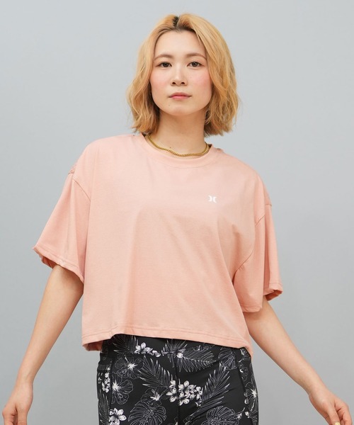 Hurley (ハーレー)の「Hurley/ハーレー 水陸両用Tシャツ/UVケア/ラッシュガード WSRG251007(Tシャツ/カットソー・レディース・ピンク/ブラック/ホワイト・M)」の15枚目の写真