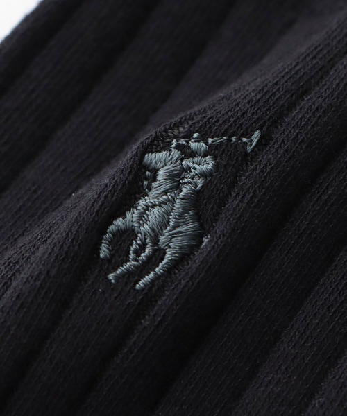 POLO RALPH LAUREN（ポロ ラルフ ローレン）の「【3足セット】POLO RALPH LAUREN ワンポイント ビジネスソックス 92009015（ソックス/靴下・メンズ・その他2/ブラック・25-27CM）」の5枚目の写真