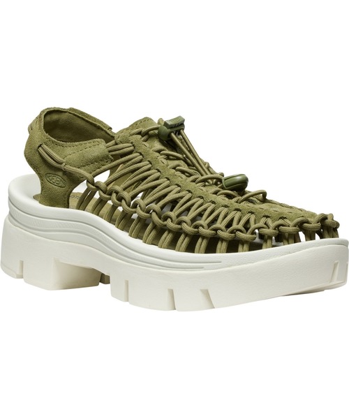 KEEN(キーン)の「UNEEK PLT / ユニーク ピーエルティー / レディース スニーカーサンダル 厚底(サンダル・レディース・ダークオリーブ・27cm/26cm/25cm/24cm/23cm/28cm)」の3枚目の写真