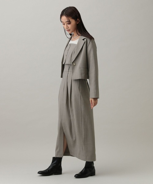 GLOBAL WORK（グローバルワーク）の「MATINEE LINE/カセットアップビスチェ/282514（ベスト・レディース・ライトベージュ/モカ/グレー・LARGE/MEDIUM）」の20枚目の写真