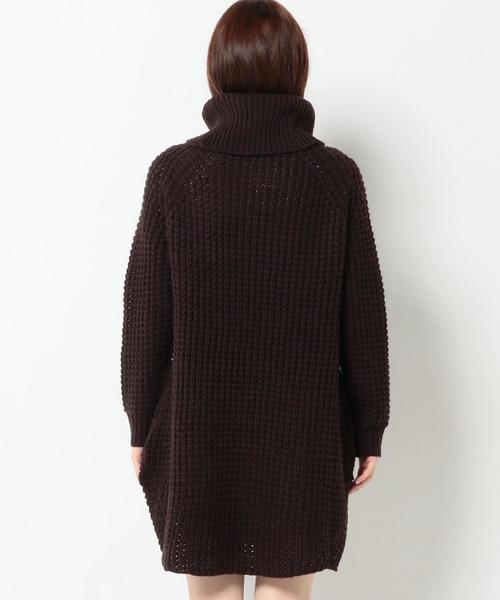 Another Edition（アナザーエディション）の「ローゲージワッフルワンピース/AEBC AC/W LGG ワッフル OP◆（ワンピース・レディース・グレー/オフホワイト/ブラウン・フリー）」の13枚目の写真