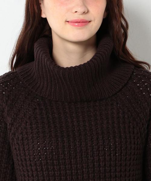 Another Edition（アナザーエディション）の「ローゲージワッフルワンピース/AEBC AC/W LGG ワッフル OP◆（ワンピース・レディース・グレー/オフホワイト/ブラウン・フリー）」の17枚目の写真