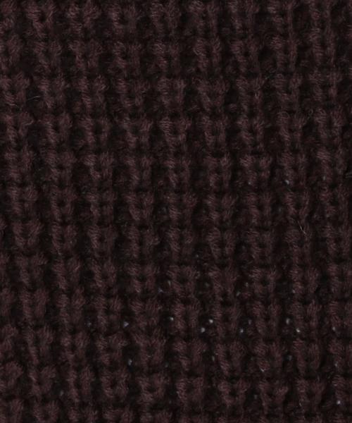 Another Edition（アナザーエディション）の「ローゲージワッフルワンピース/AEBC AC/W LGG ワッフル OP◆（ワンピース・レディース・グレー/オフホワイト/ブラウン・フリー）」の9枚目の写真