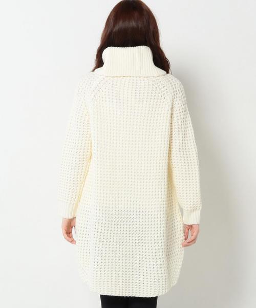 Another Edition（アナザーエディション）の「ローゲージワッフルワンピース/AEBC AC/W LGG ワッフル OP◆（ワンピース・レディース・グレー/オフホワイト/ブラウン・フリー）」の10枚目の写真