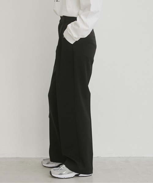 ANGIE(アンジー)の「【3サイズ展開】ハイウエスト センタープレス スラックスパンツ / オフィスカジュアル / 通勤 / 春服(スラックス・レディース・杢グレー/ブラック/アイボリー・LARGE/MEDIUM/SMALL)」の22枚目の写真