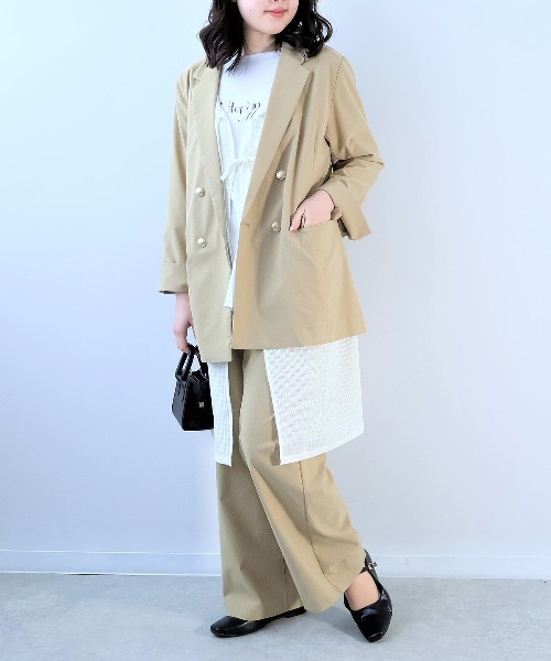 leswel(レスウェル)の「【L~5L 大きいサイズ】ストレッチワイドパンツ(その他パンツ・レディース・キャメル/ネイビー・LL/3L/4L/5L/L)」の9枚目の写真