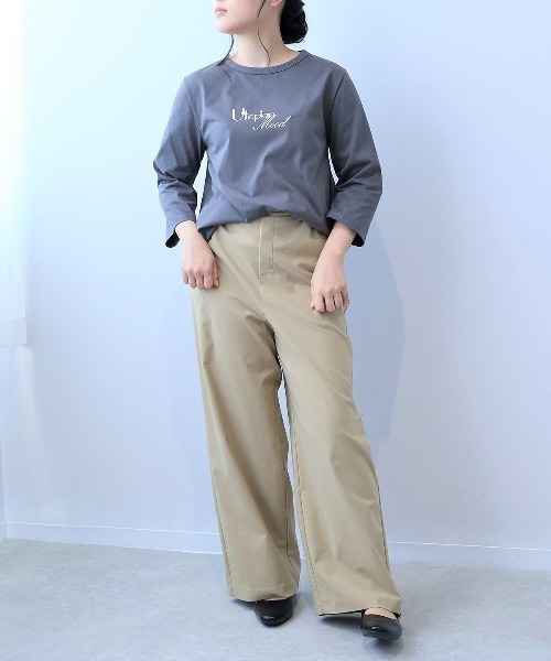 leswel(レスウェル)の「【L~5L 大きいサイズ】ストレッチワイドパンツ(その他パンツ・レディース・キャメル/ネイビー・LL/3L/4L/5L/L)」の11枚目の写真