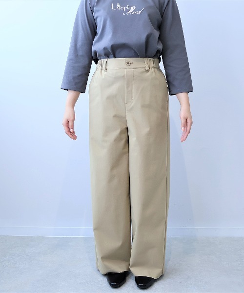 leswel(レスウェル)の「【L~5L 大きいサイズ】ストレッチワイドパンツ(その他パンツ・レディース・キャメル/ネイビー・LL/3L/4L/5L/L)」の14枚目の写真