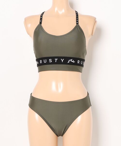 RUSTY 水着 RUSTY ラスティ 水着 セパレート 女の子 ジュニア 4テンセット
