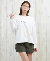 RUSTY（ラスティ）の「RUSTY/ラスティー 水着 4点セット ブラトップ ショーツ ロンT トランクス ラッシュガード 水陸両用 UVカット 925804（水着）」