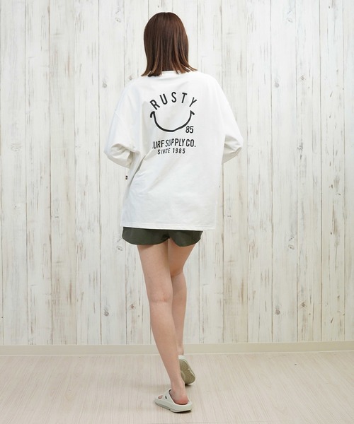 RUSTY/ラスティー 水着 4点セット ブラトップ ショーツ ロンT