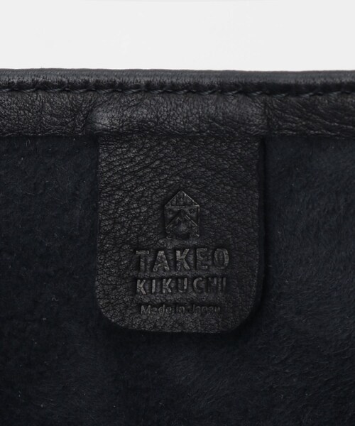 TAKEO KIKUCHI（タケオキクチ）の「【THE FLAGSHIP】ディアスキン 巾着バッグ（ハンドバッグ・メンズ・ブラック・00）」の8枚目の写真
