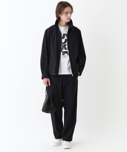 TAKEO KIKUCHI（タケオキクチ）の「【THE FLAGSHIP】ディアスキン 巾着バッグ（ハンドバッグ・メンズ・ブラック・00）」の10枚目の写真