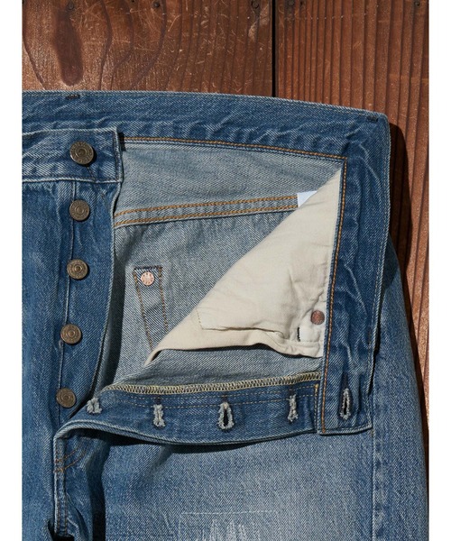LEVI'S® VINTAGE CLOTHING 1955 501® リジッド 1955 501® Original Fit Selvedge Men's Jeans - Dark Wash