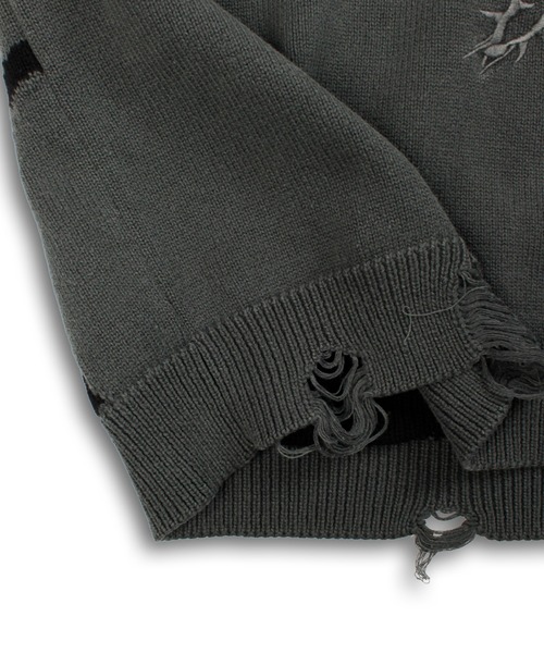 GALFY(ガルフィー)の「【GALFY/ガルフィー】スパイダー染め染めニットベスト(ベスト・メンズ・ブラウン/ブラック/レッド・XL/L)」の13枚目の写真