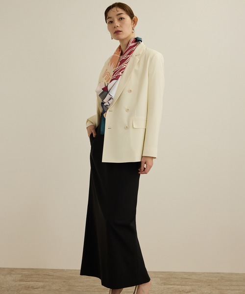 ROPE'（ロペ）の「ウールテーラードジャケット/撥水（テーラードジャケット・レディース・ホワイト/ブラック・38/36）」の5枚目の写真