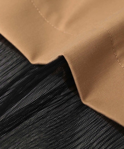 Three Four Time（ｽﾘｰﾌｫｰﾀｲﾑ）の「バイカラートレンチコート（トレンチコート・レディース・ベージュ・FREE）」の13枚目の写真