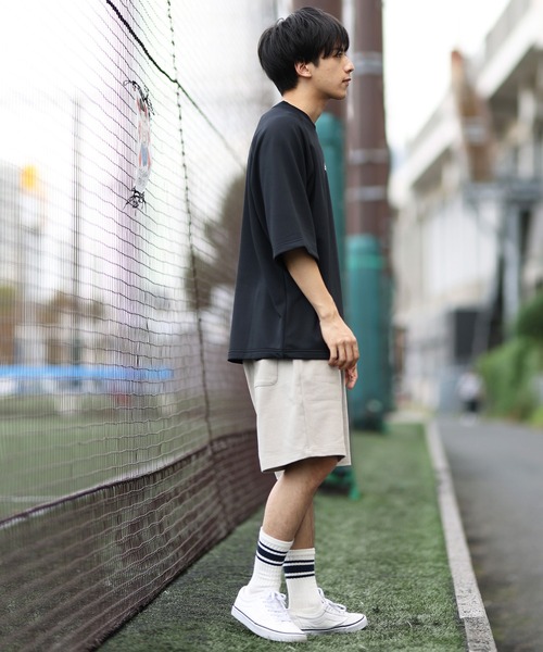 NEW ERA(ニューエラ)の「NEW ERA/ニューエラ 半袖Tシャツスウェット ワンポイント 速乾 14410162/14410163(スウェット・メンズ・ブラック/ベージュ・L/XXL/M/XL)」の4枚目の写真
