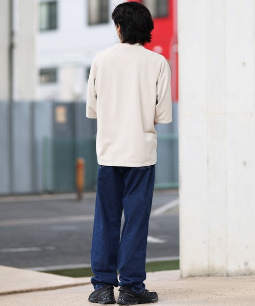 NEW ERA(ニューエラ)の「NEW ERA/ニューエラ 半袖Tシャツスウェット ワンポイント 速乾 14410162/14410163(スウェット・メンズ・ブラック/ベージュ・L/XXL/M/XL)」の9枚目の写真