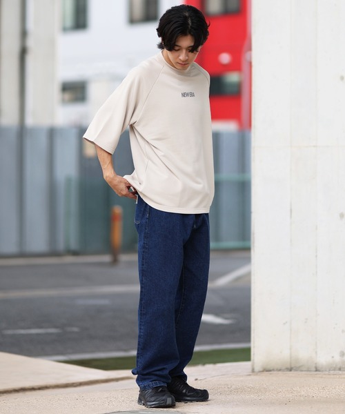 NEW ERA(ニューエラ)の「NEW ERA/ニューエラ 半袖Tシャツスウェット ワンポイント 速乾 14410162/14410163(スウェット・メンズ・ブラック/ベージュ・L/XXL/M/XL)」の10枚目の写真