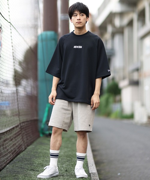 NEW ERA(ニューエラ)の「NEW ERA/ニューエラ 半袖Tシャツスウェット ワンポイント 速乾 14410162/14410163(スウェット・メンズ・ブラック/ベージュ・L/XXL/M/XL)」の15枚目の写真