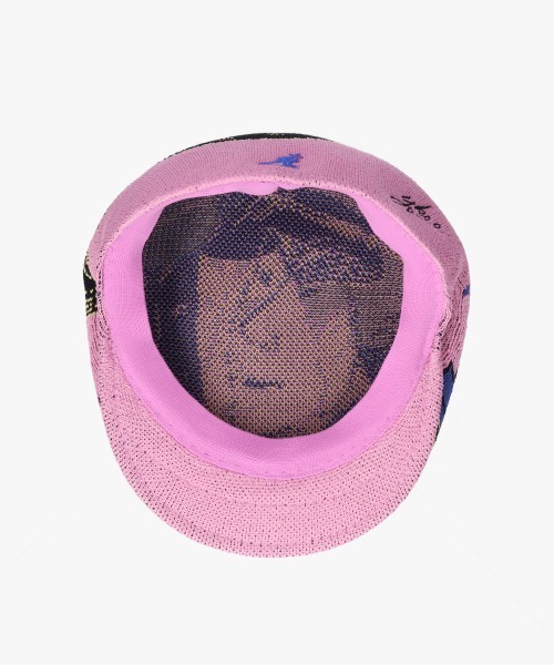 KANGOL(カンゴール)の「KANGOL×TADANORI YOKOO TROPIC 504 / カンゴール(ハンチング/ベレー帽・レディース・ピンク・SMALL/MEDIUM/LARGE/X-LARGE/XX-LARGE)」の7枚目の写真