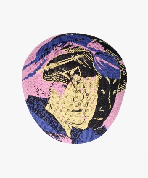 KANGOL(カンゴール)の「KANGOL×TADANORI YOKOO TROPIC 504 / カンゴール(ハンチング/ベレー帽・レディース・ピンク・SMALL/MEDIUM/LARGE/X-LARGE/XX-LARGE)」の8枚目の写真