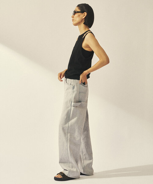 Whim Gazette(ウィムガゼット)の「【GEMINI】レイヤードノースリニット(ニット/セーター・レディース・ブラウン/ブラック・FREE)」の21枚目の写真