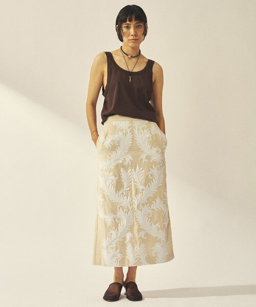 Whim Gazette(ウィムガゼット)の「【GEMINI】レイヤードノースリニット(ニット/セーター・レディース・ブラウン/ブラック・FREE)」の12枚目の写真