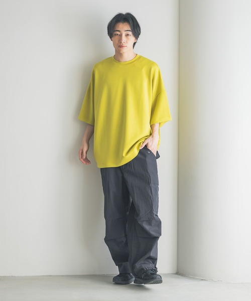 LOWRYS FARM(ローリーズファーム)の「TRPUドルマンTシャツSS 325603(Tシャツ/カットソー・レディース・ホワイト/ブラック/ブラウン/イエロー/オレンジ/パープル・MEDIUM/LARGE/SMALL)」の7枚目の写真