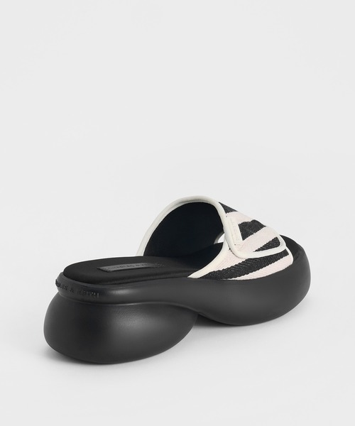 CHARLES & KEITH(チャールズ & キース)の「プラットフォーム スポーツサンダル(サンダル・レディース・ブラック系その他2/マルチ・22.5cm/23cm/23.5cm/24.5cm/25cm/25.5cm/26.5cm)」の4枚目の写真