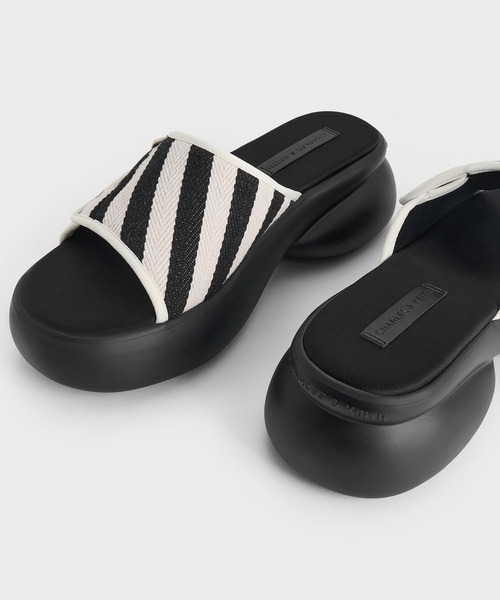 CHARLES & KEITH(チャールズ & キース)の「プラットフォーム スポーツサンダル(サンダル・レディース・ブラック系その他2/マルチ・22.5cm/23cm/23.5cm/24.5cm/25cm/25.5cm/26.5cm)」の5枚目の写真