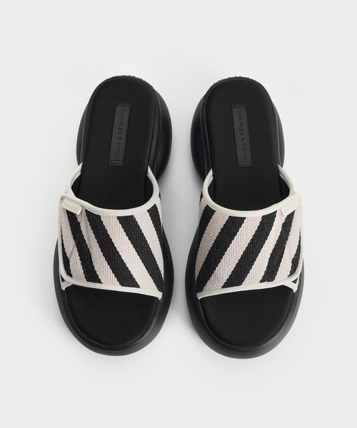 CHARLES & KEITH(チャールズ & キース)の「プラットフォーム スポーツサンダル(サンダル・レディース・ブラック系その他2/マルチ・22.5cm/23cm/23.5cm/24.5cm/25cm/25.5cm/26.5cm)」の6枚目の写真