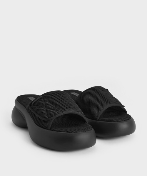 CHARLES & KEITH(チャールズ & キース)の「プラットフォーム スポーツサンダル(サンダル・レディース・ブラック系その他2/マルチ・22.5cm/23cm/23.5cm/24.5cm/25cm/25.5cm/26.5cm)」の7枚目の写真