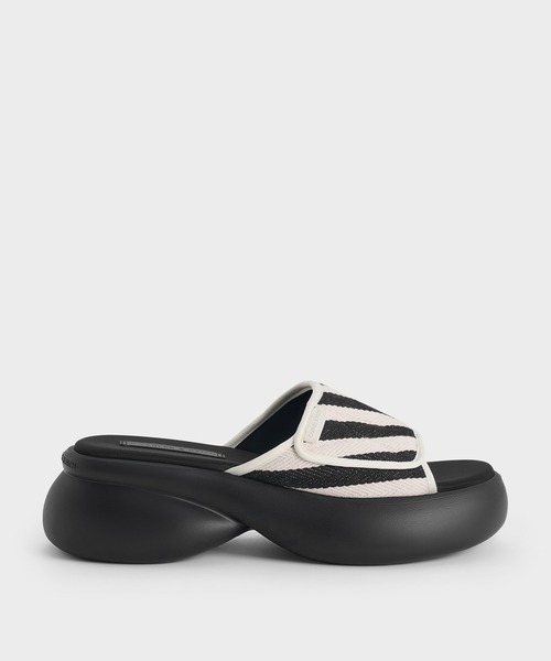 CHARLES & KEITH(チャールズ & キース)の「プラットフォーム スポーツサンダル(サンダル・レディース・ブラック系その他2/マルチ・22.5cm/23cm/23.5cm/24.5cm/25cm/25.5cm/26.5cm)」の13枚目の写真