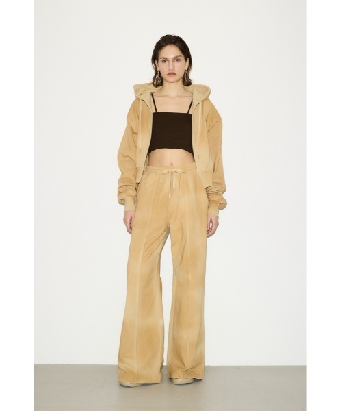 THROW by SLY（スローバイスライ）の「THROW CROP 2WAY HG CAMI クロップ ツーウェイ ハイゲージ キャミ（キャミソール・レディース・ホワイト/ブラウン/ブラック・FREE）」の7枚目の写真