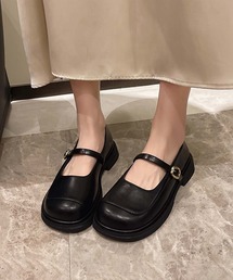 【shoes 365】メリージェーンスクエアトゥシューズ