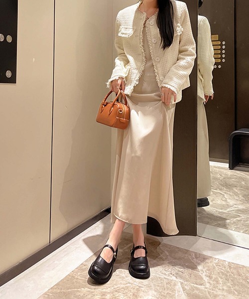 shoes365（シューズスリーシックスファイヴ）の「【shoes 365】メリージェーンスクエアトゥシューズ（ローファー・レディース・ブラック/オフホワイト・24.0cm/23.5cm/23.0cm/22.5cm/25.0cm/24.5cm）」の3枚目の写真
