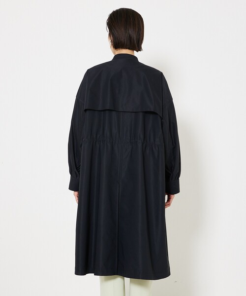 qualite（カリテ）の「エアリーライトツイルコート/春服/オフィスカジュアル/（トレンチコート・レディース・ネイビー/アイボリー・36/38）」の21枚目の写真