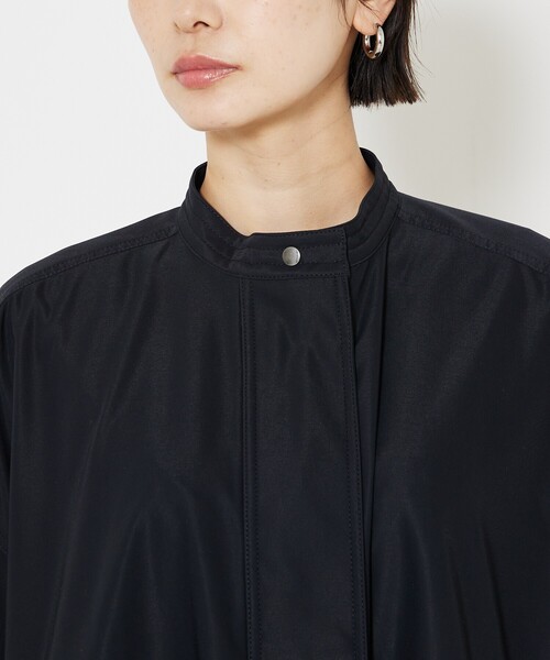 qualite（カリテ）の「エアリーライトツイルコート/春服/オフィスカジュアル/（トレンチコート・レディース・ネイビー/アイボリー・36/38）」の22枚目の写真