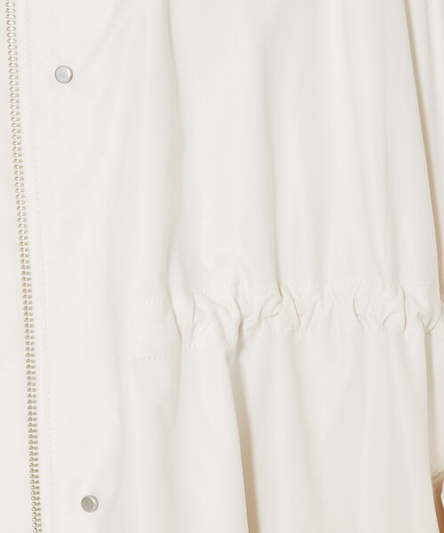 qualite（カリテ）の「エアリーライトツイルコート/春服/オフィスカジュアル/（トレンチコート・レディース・ネイビー/アイボリー・36/38）」の4枚目の写真