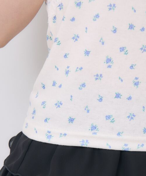 ems excite(エムズエキサイト)の「【新色追加】アソートレース付きキャミ(キャミソール・レディース・ブラック系その他/オフホワイト/ブルー系その他/レッド系その他・FREE)」の14枚目の写真