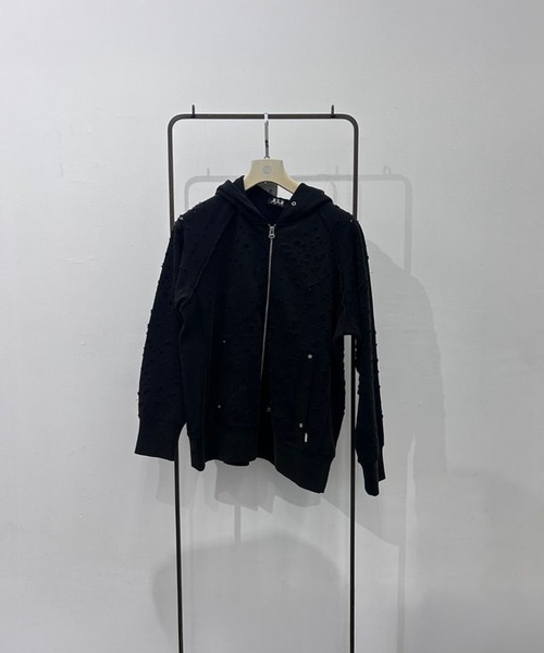 FAF パーカーDameged Zip up Hoodie サイズ3 Dameged Zip up Hoodie | FAF(エフエーエフ) / トップス パーカー